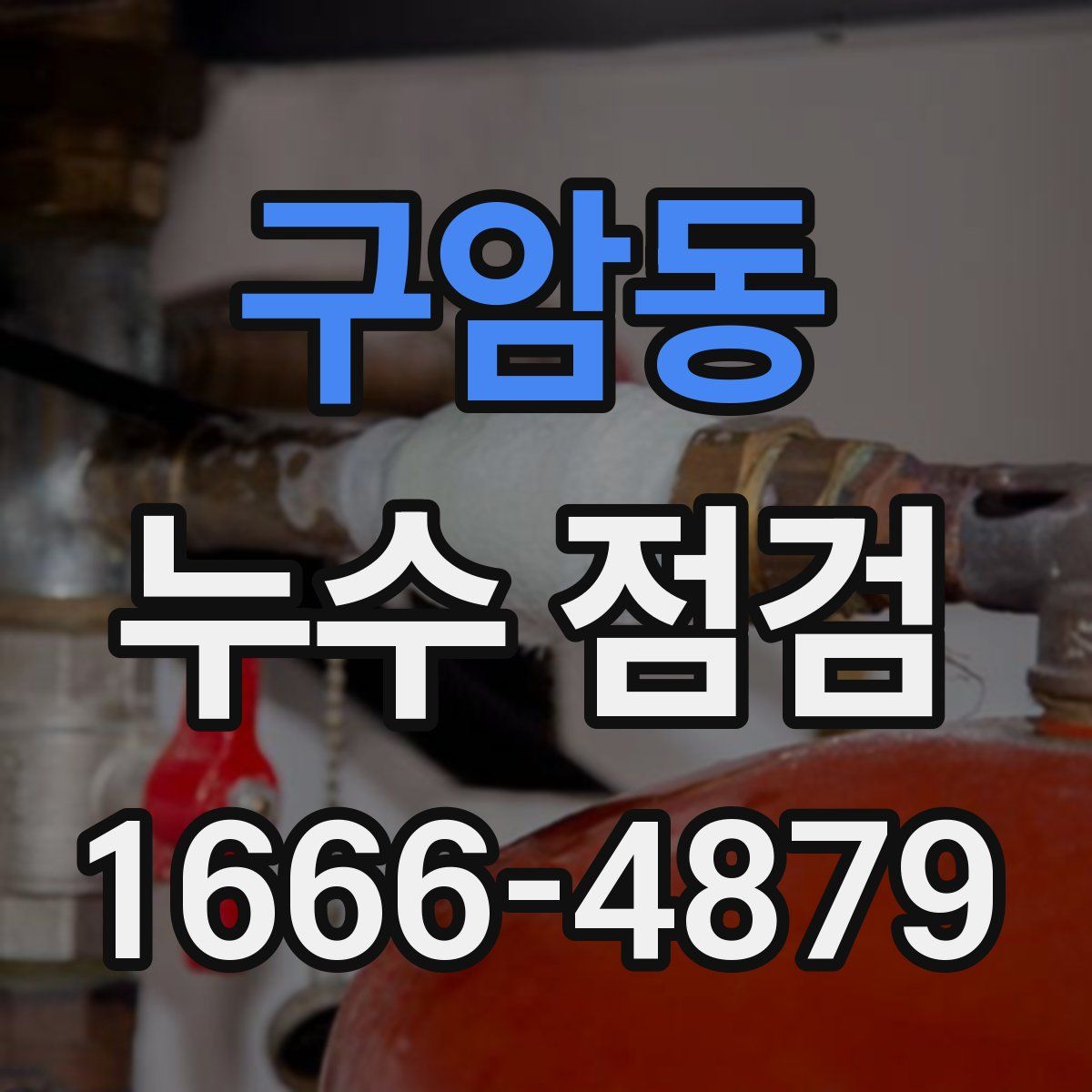 구암동 누수 점검
