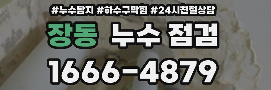 장동 누수 점검