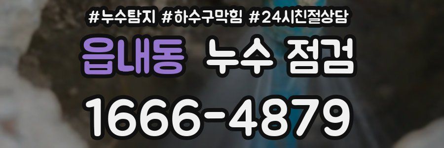 읍내동 누수 점검
