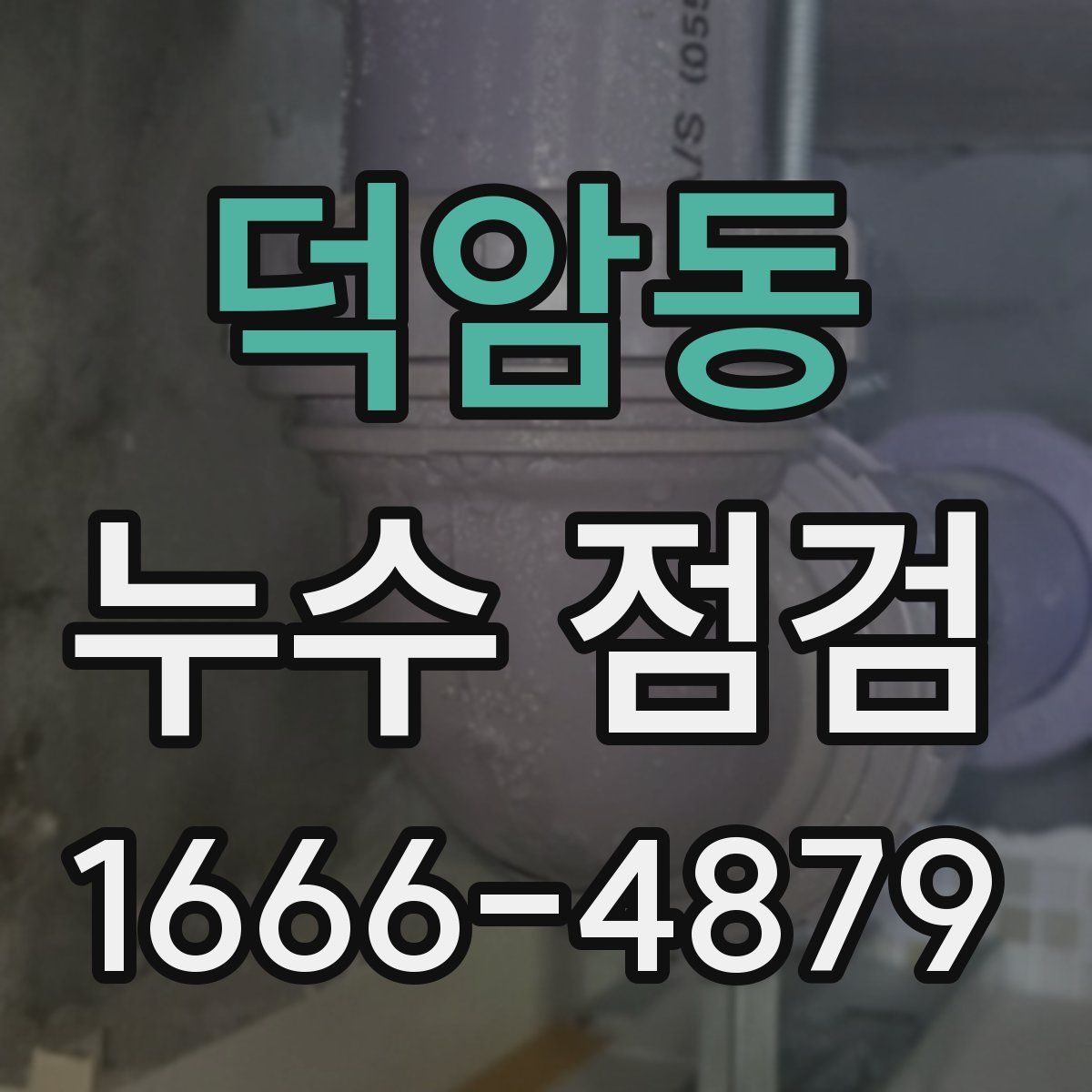 덕암동 누수 점검