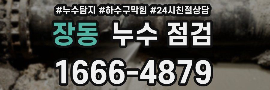 장동 누수 점검