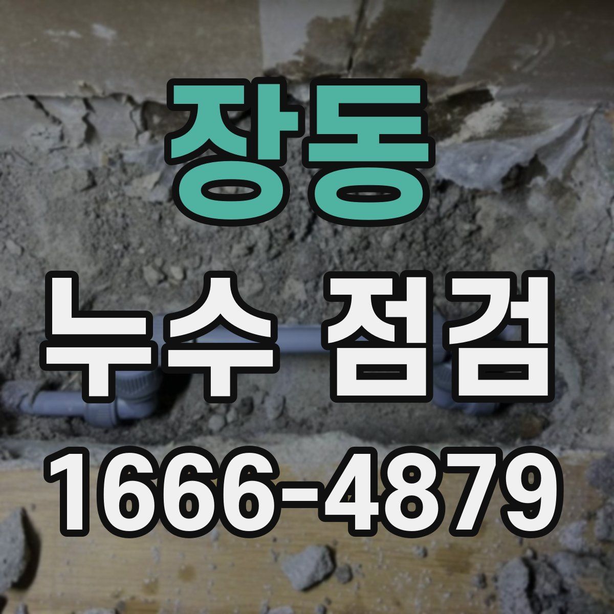 장동 누수 점검