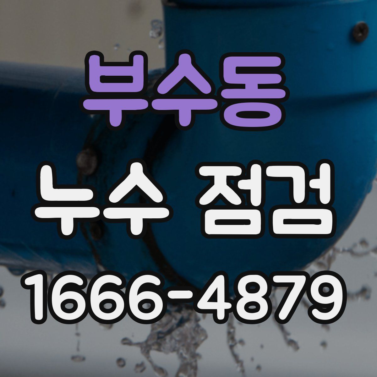 부수동 누수 점검