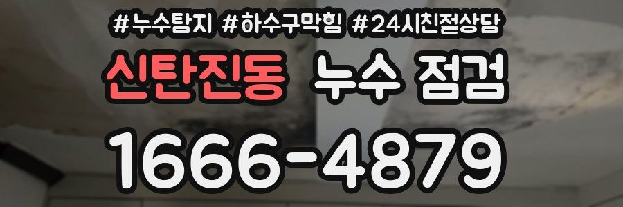 신탄진동 누수 점검
