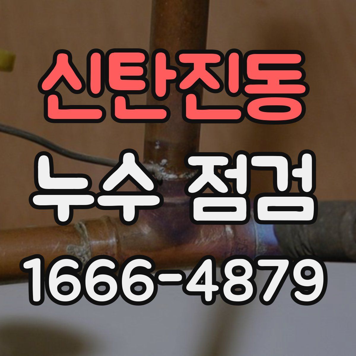 신탄진동 누수 점검