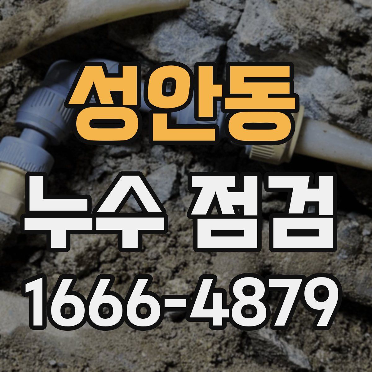 성안동 누수 점검
