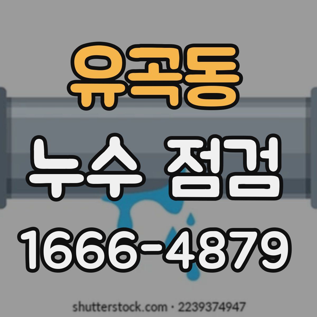 유곡동 누수 점검