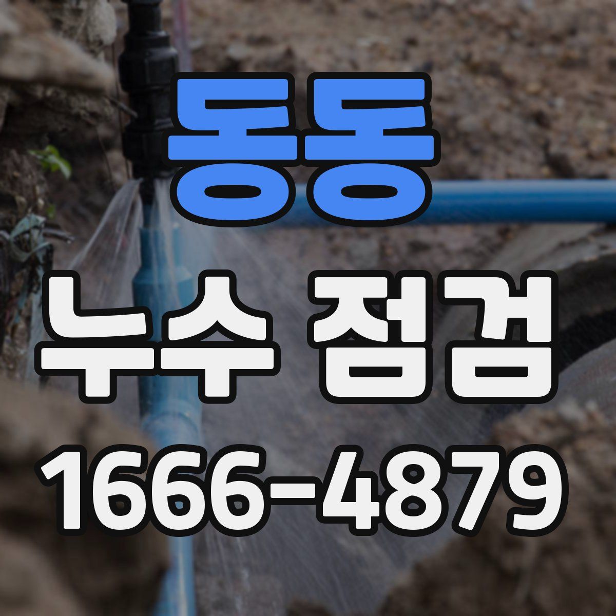동동 누수 점검