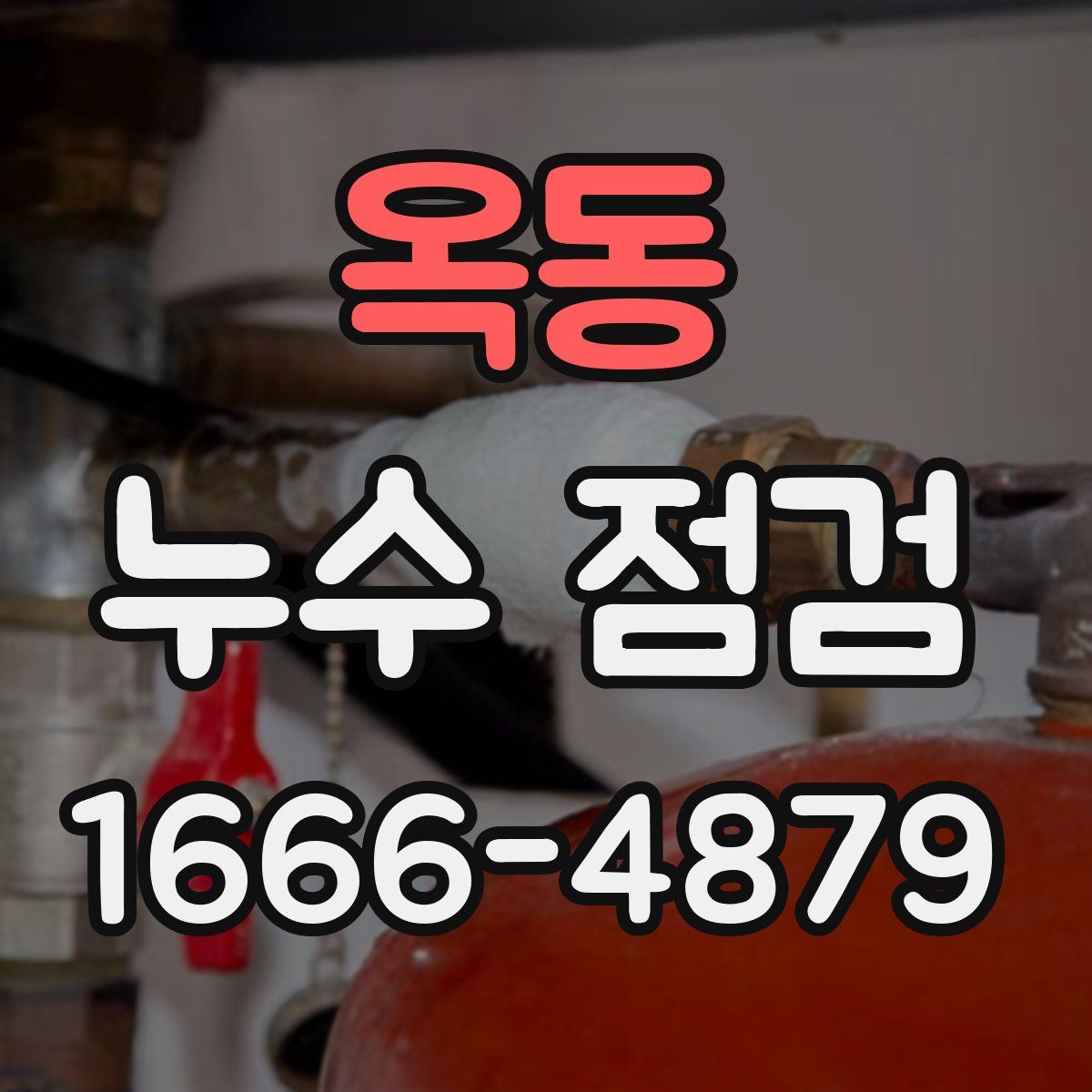 옥동 누수 점검