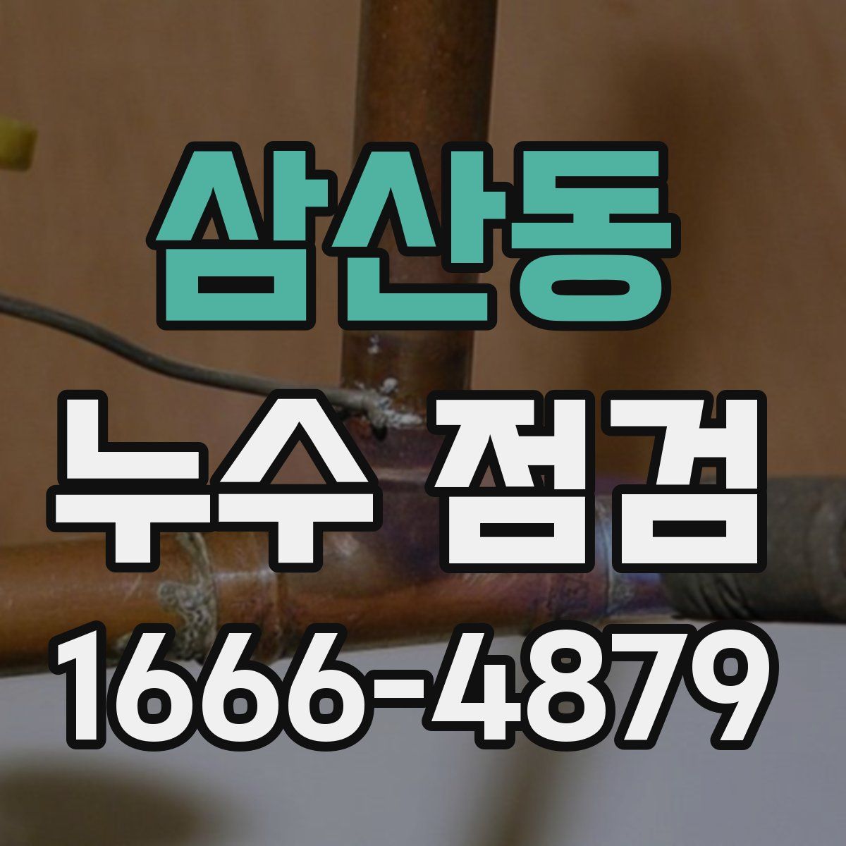 삼산동 누수 점검