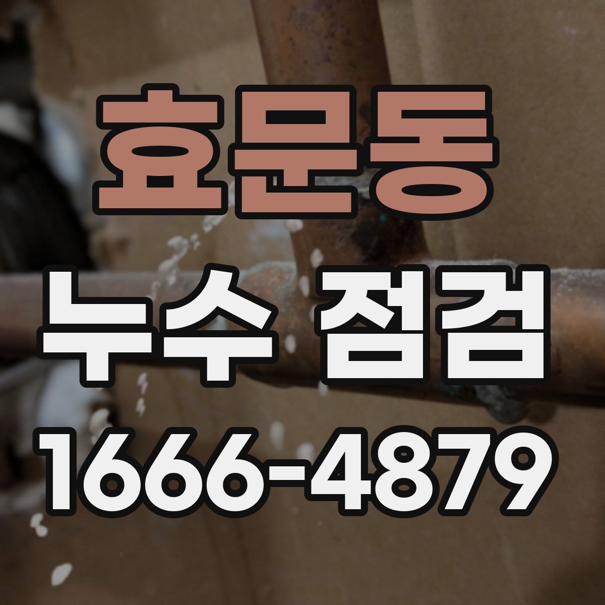 효문동 누수 점검