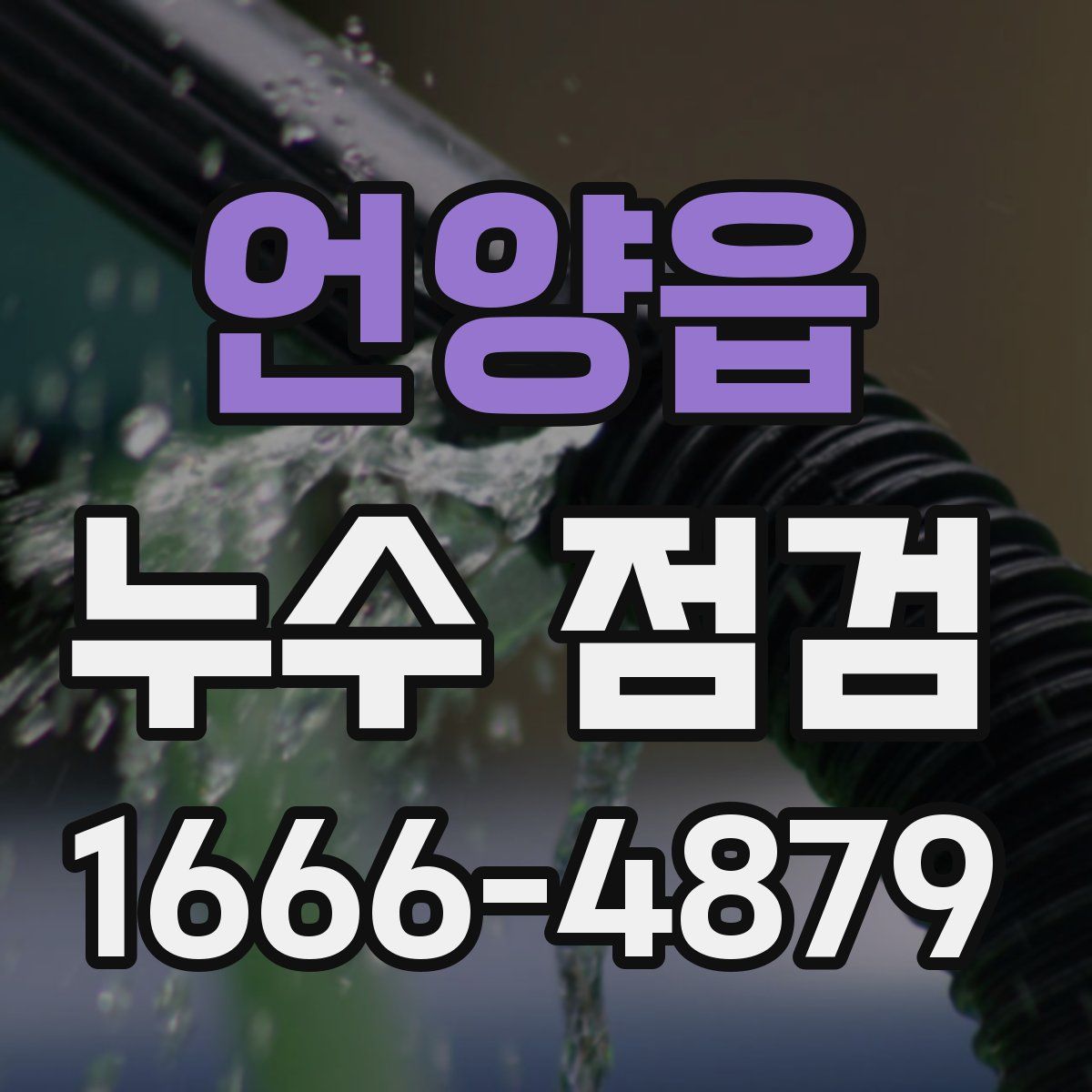 언양읍 누수 점검