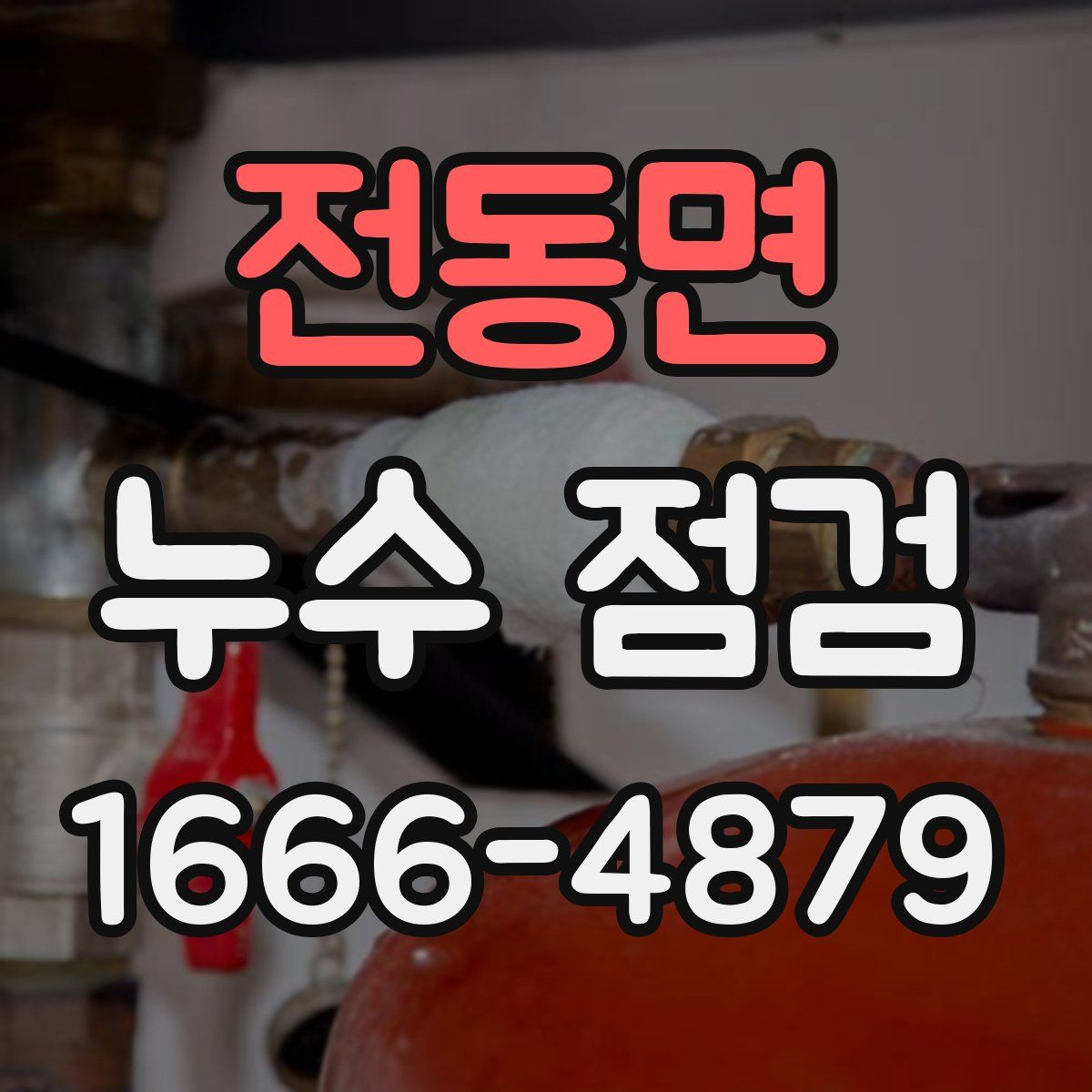 전동면 누수 점검