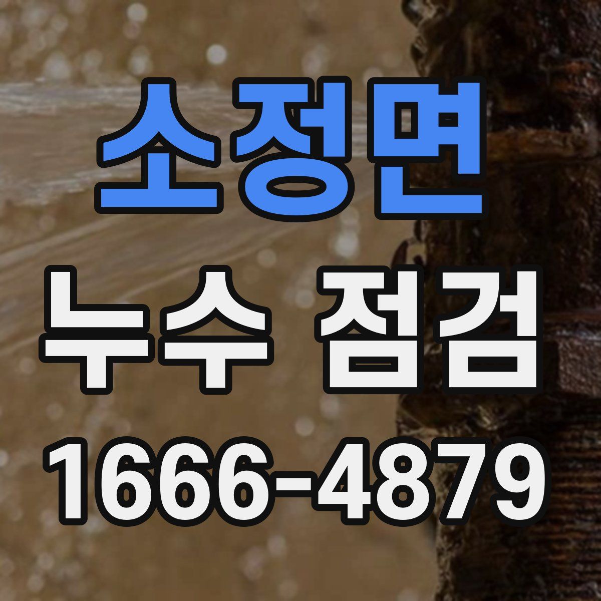 소정면 누수 점검