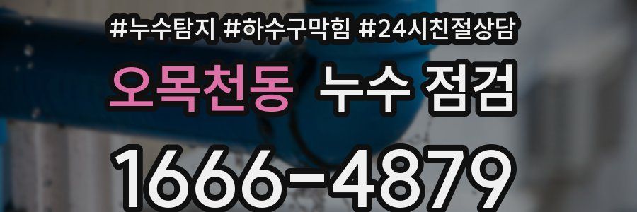 오목천동 누수 점검