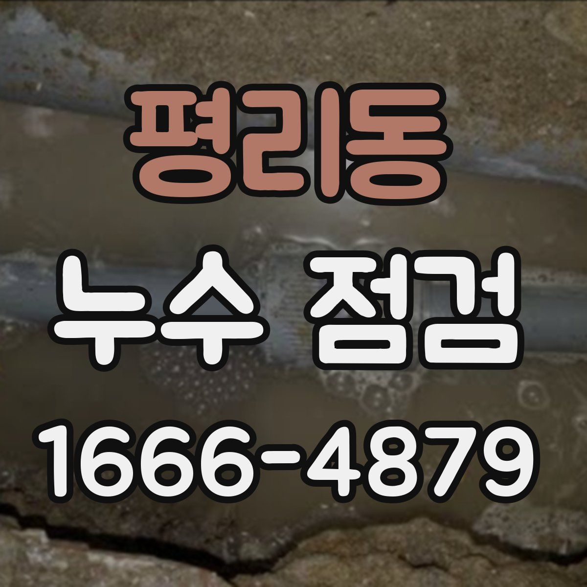 평리동 누수 점검