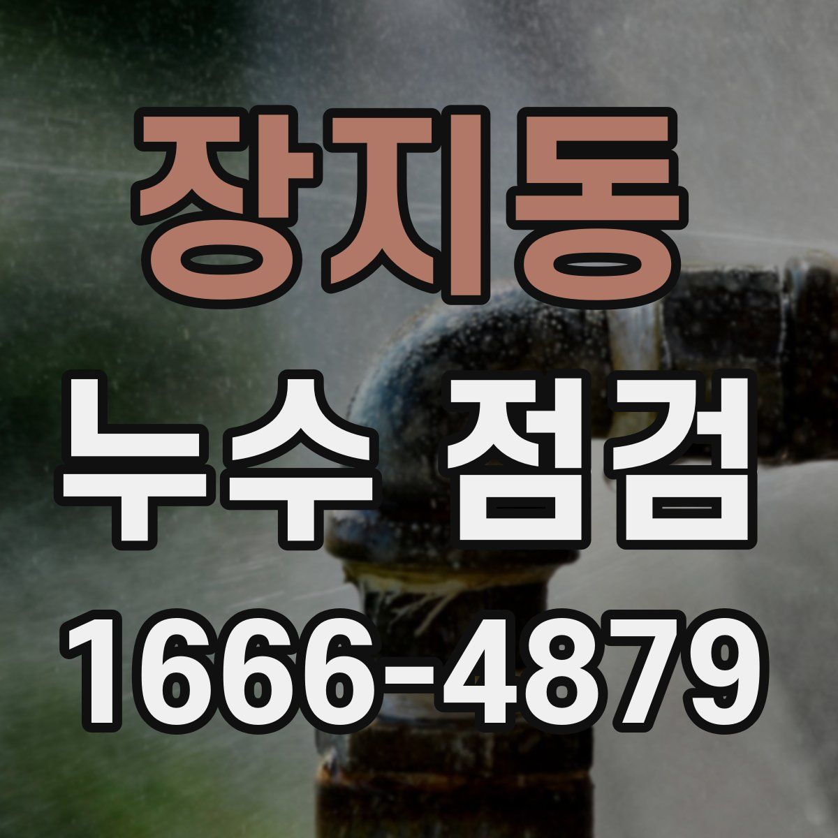 장지동 누수 점검