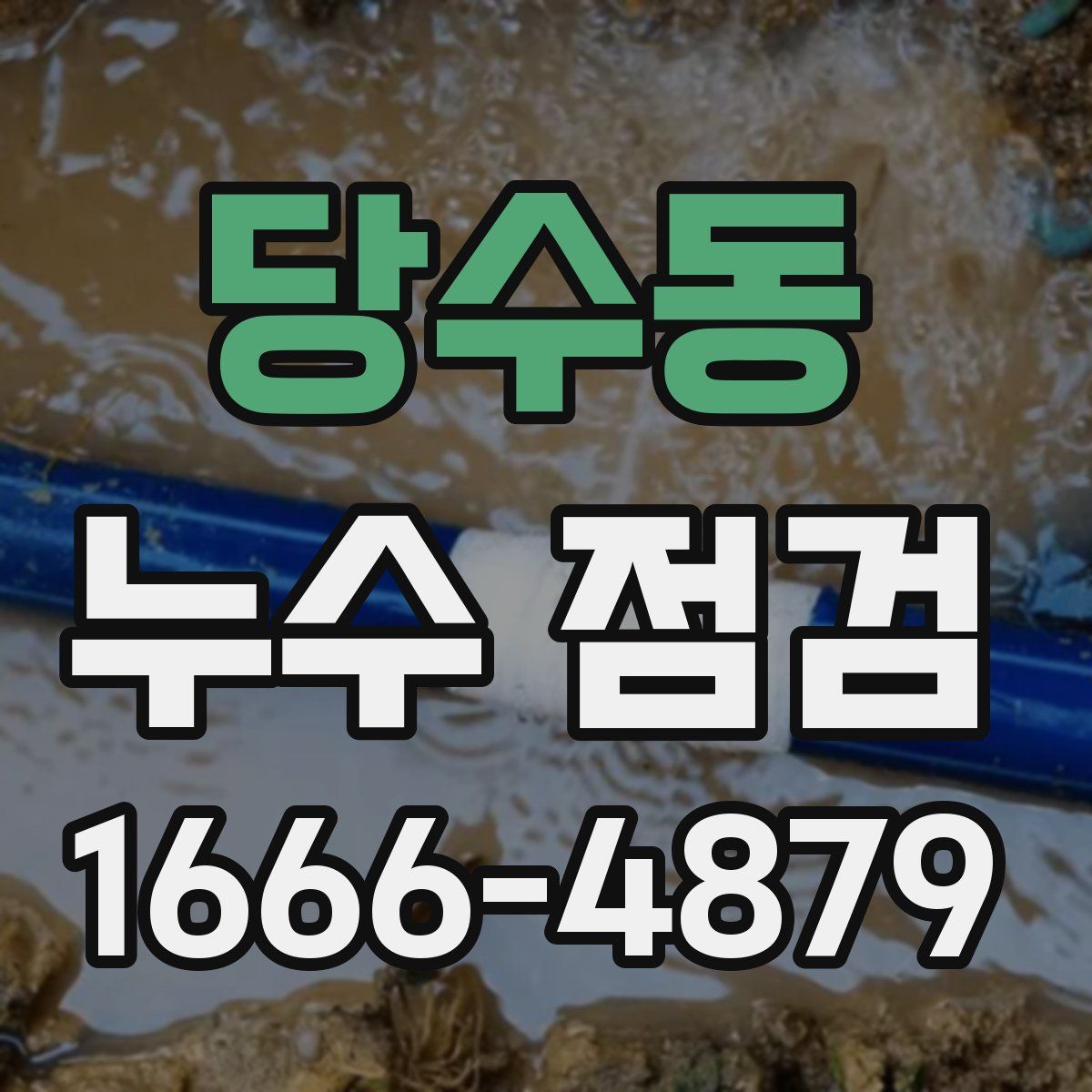 당수동 누수 점검