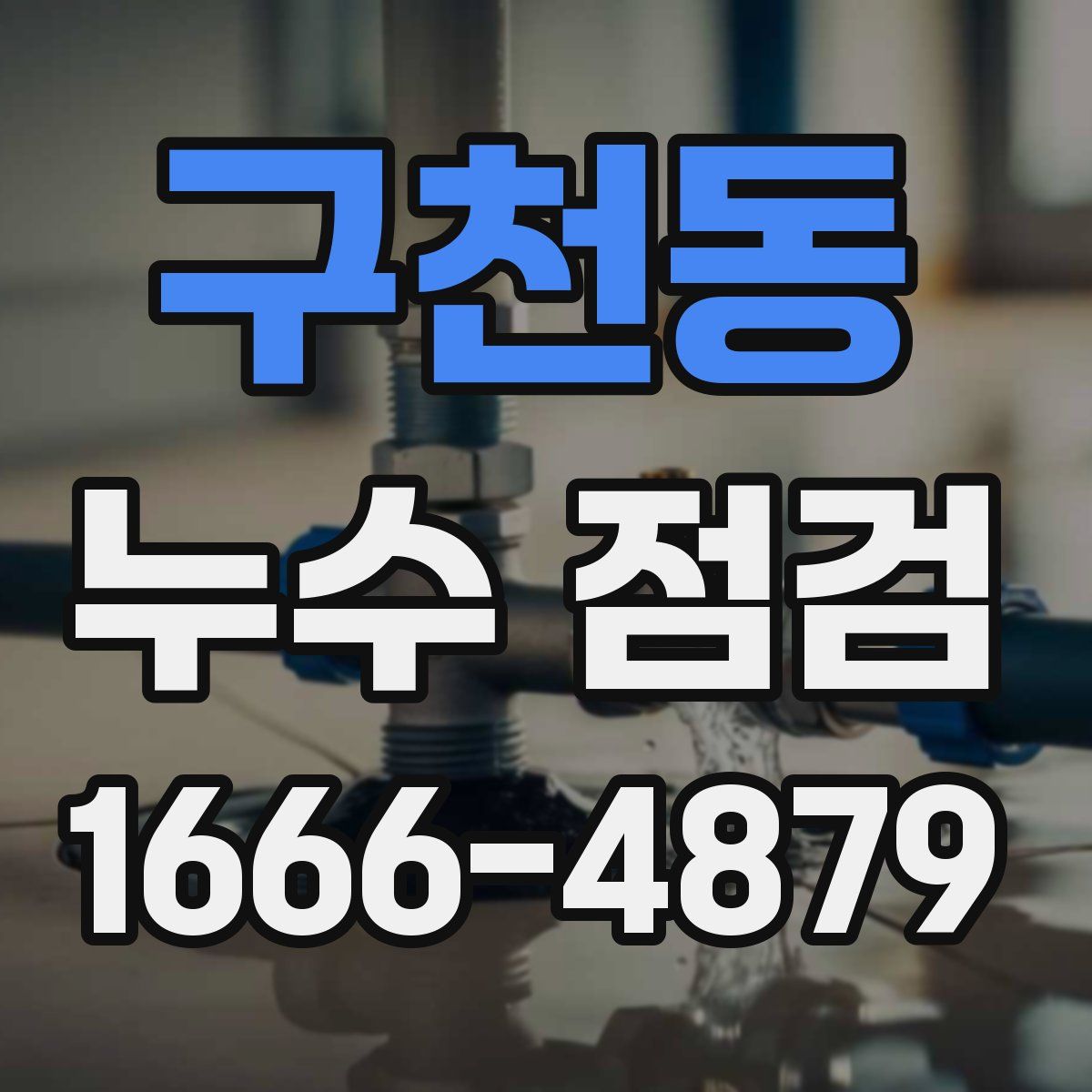 구천동 누수 점검