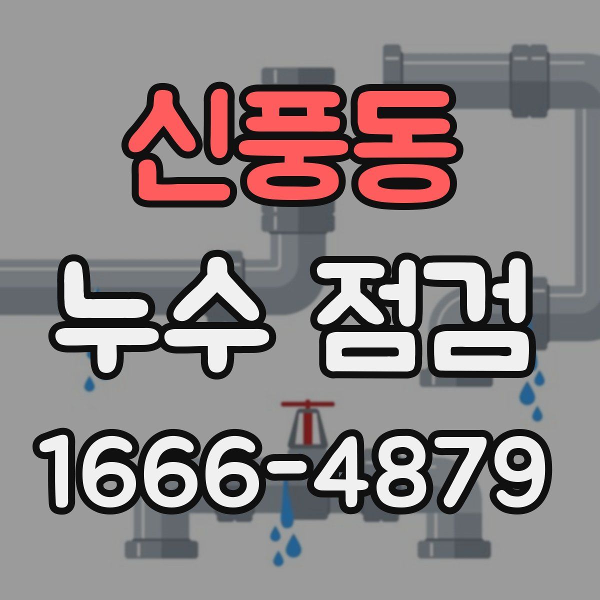 신풍동 누수 점검