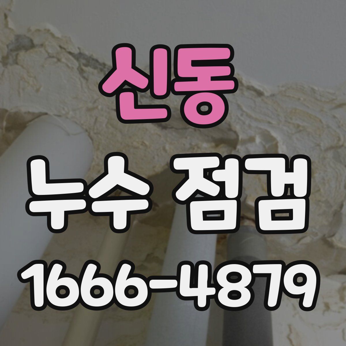신동 누수 점검