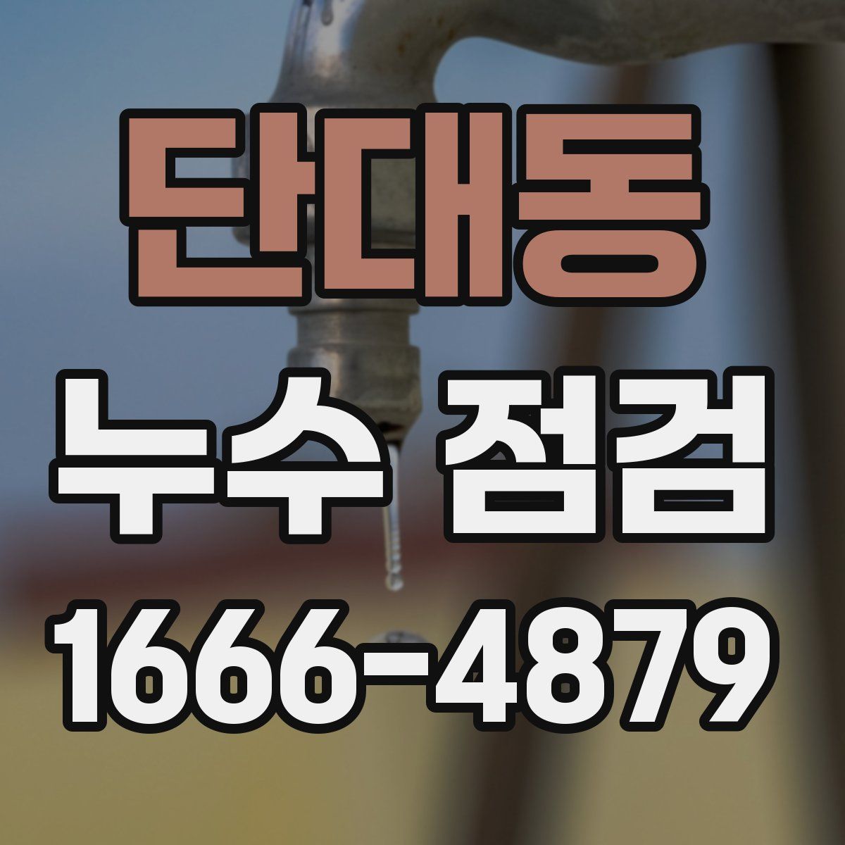 단대동 누수 점검