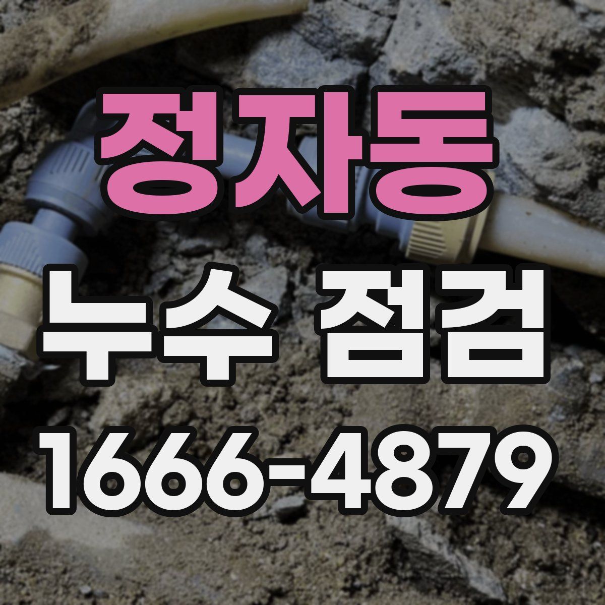 정자동 누수 점검