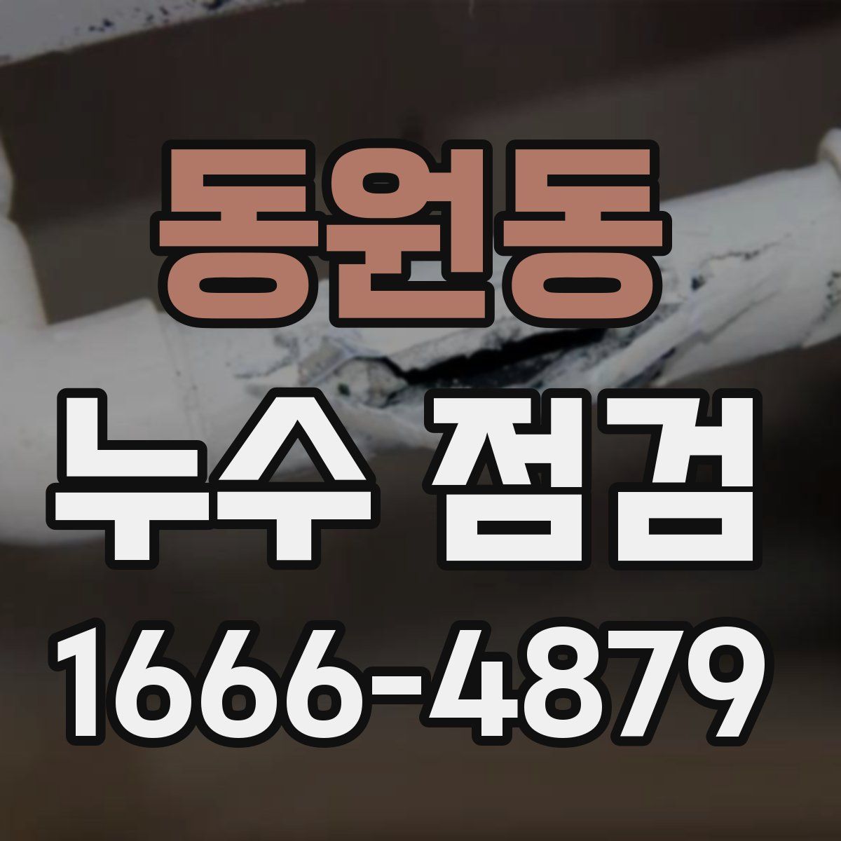동원동 누수 점검