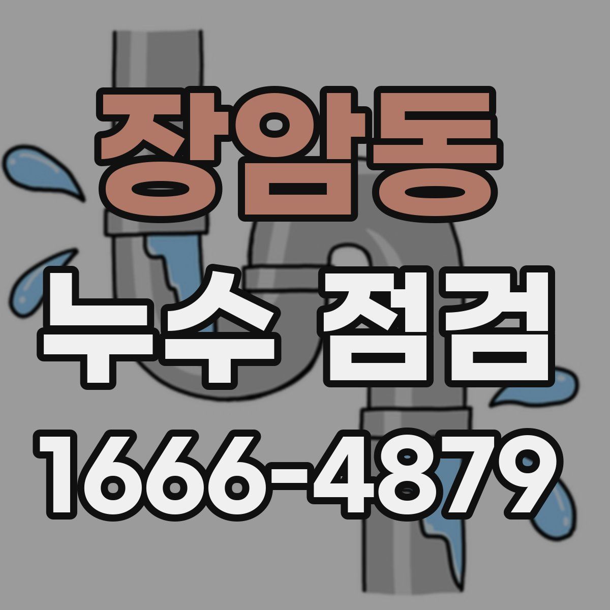 장암동 누수 점검