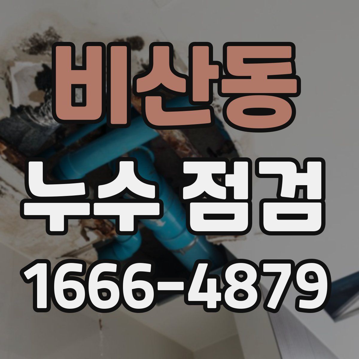 비산동 누수 점검