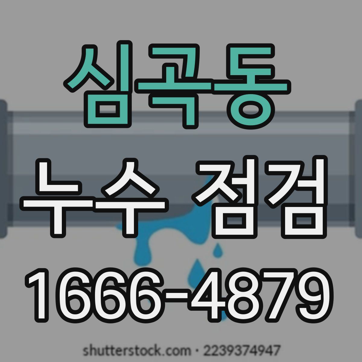심곡동 누수 점검
