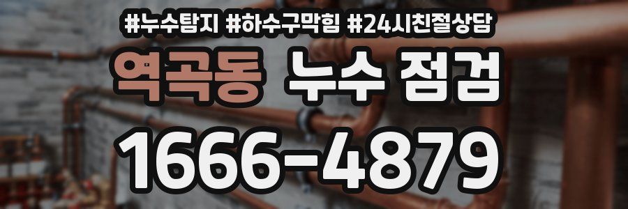 역곡동 누수 점검