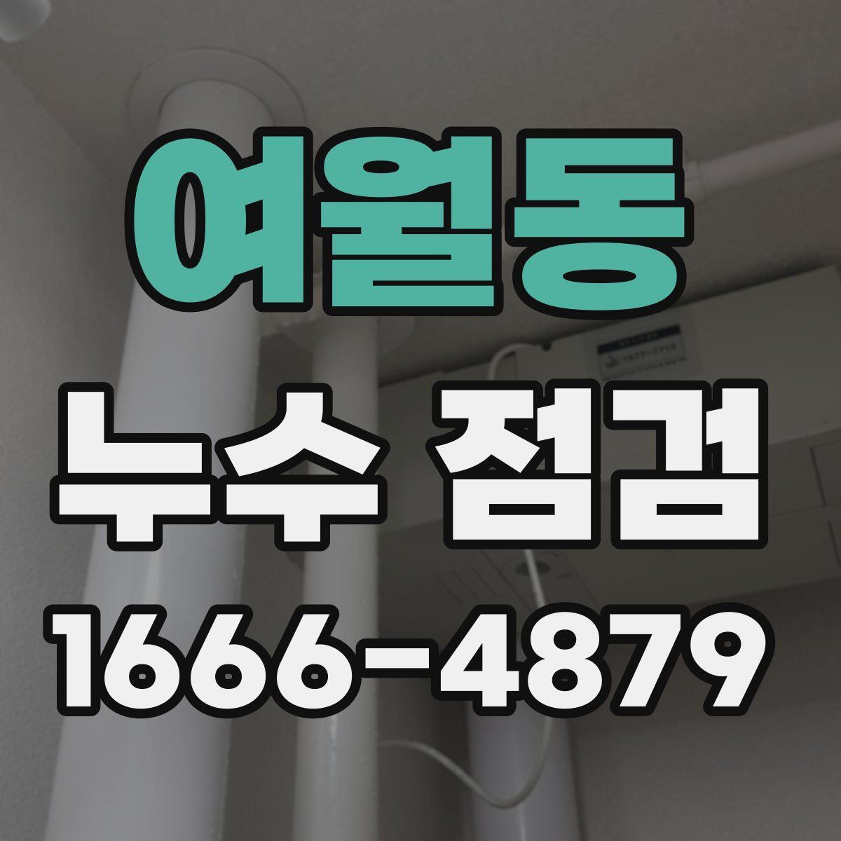 여월동 누수 점검