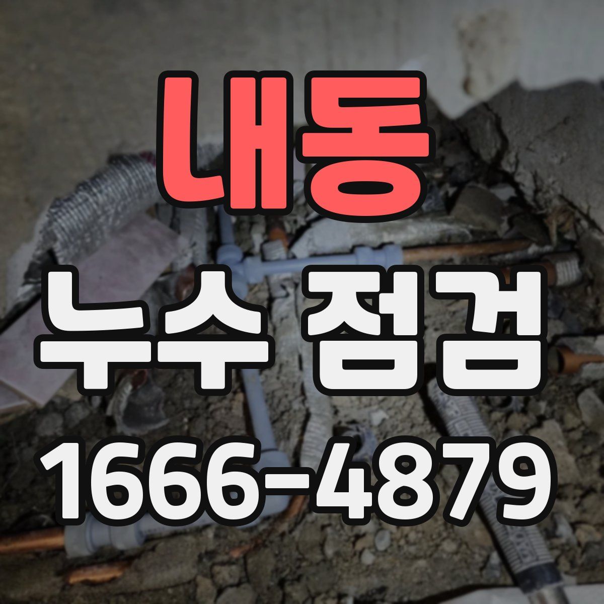 내동 누수 점검
