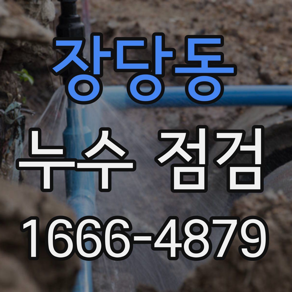 장당동 누수 점검