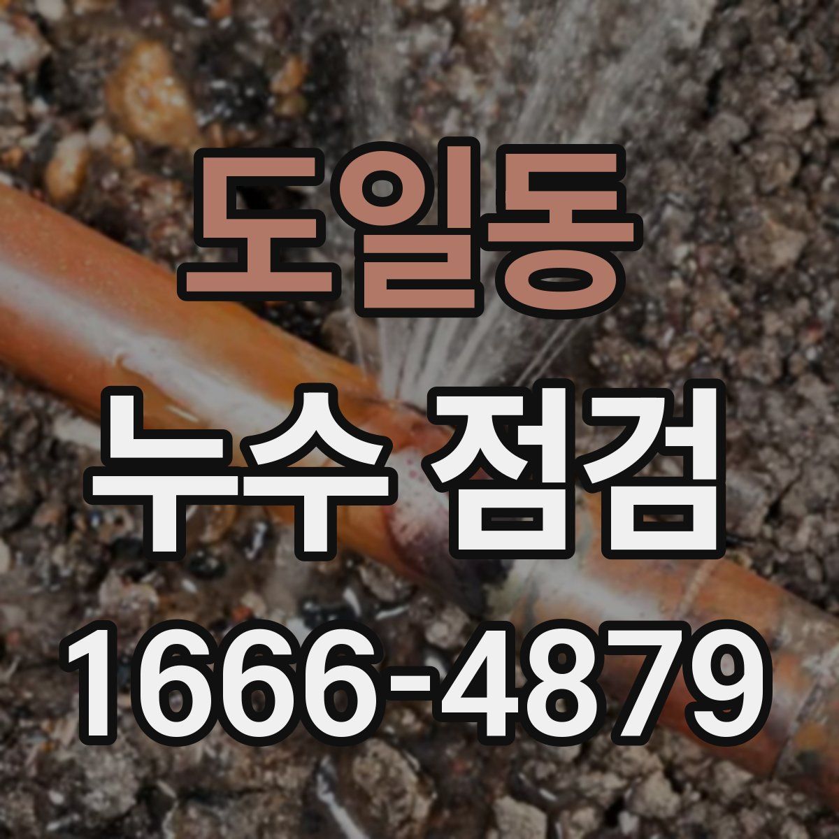 도일동 누수 점검