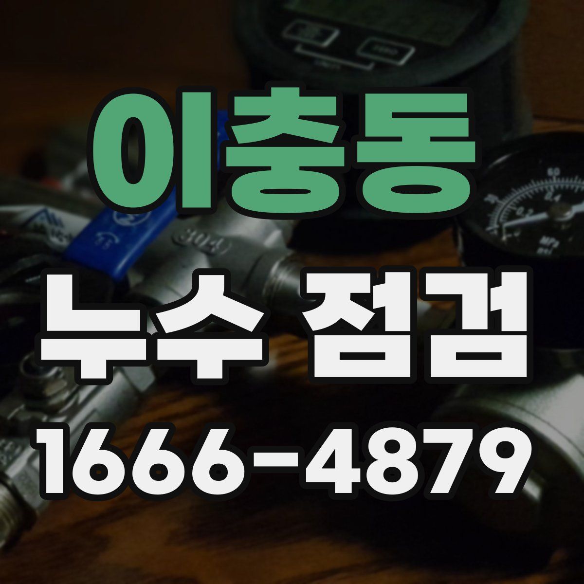 이충동 누수 점검