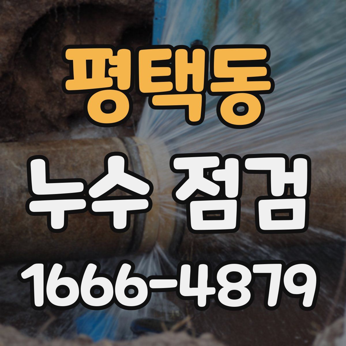 평택동 누수 점검