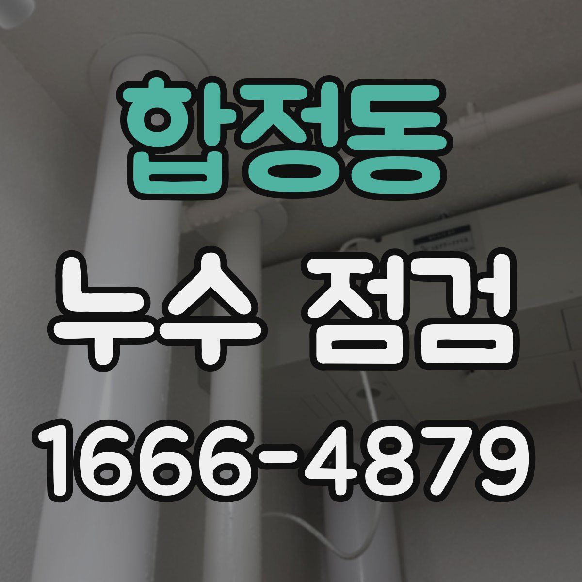 합정동 누수 점검