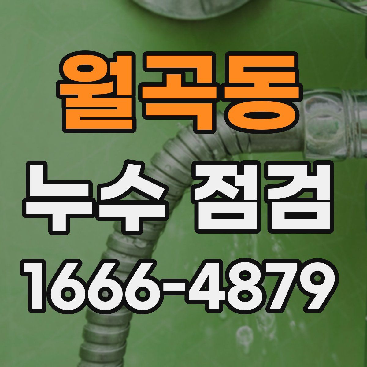 월곡동 누수 점검