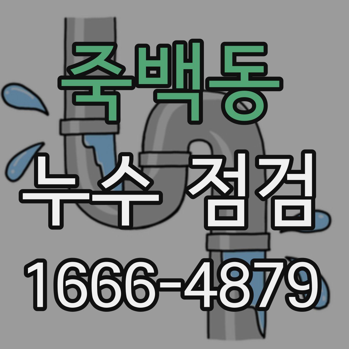 죽백동 누수 점검