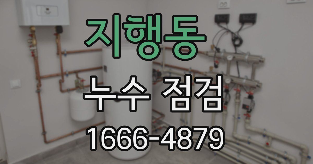 지행동 누수 점검