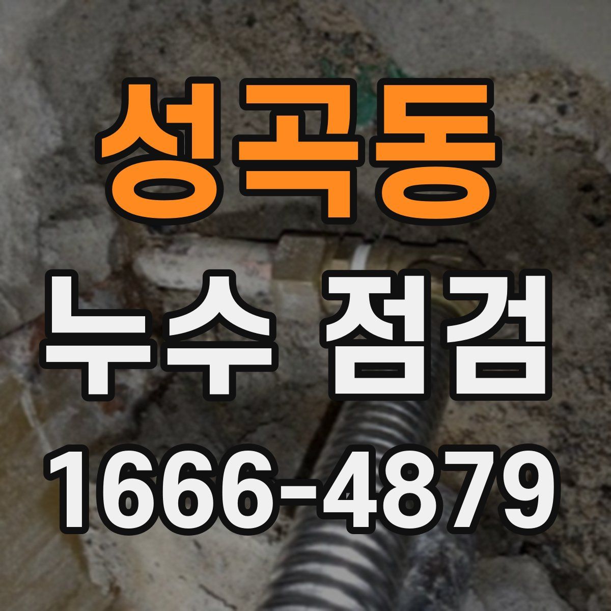 성곡동 누수 점검