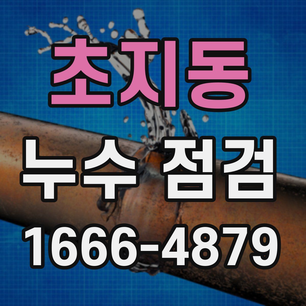 초지동 누수 점검