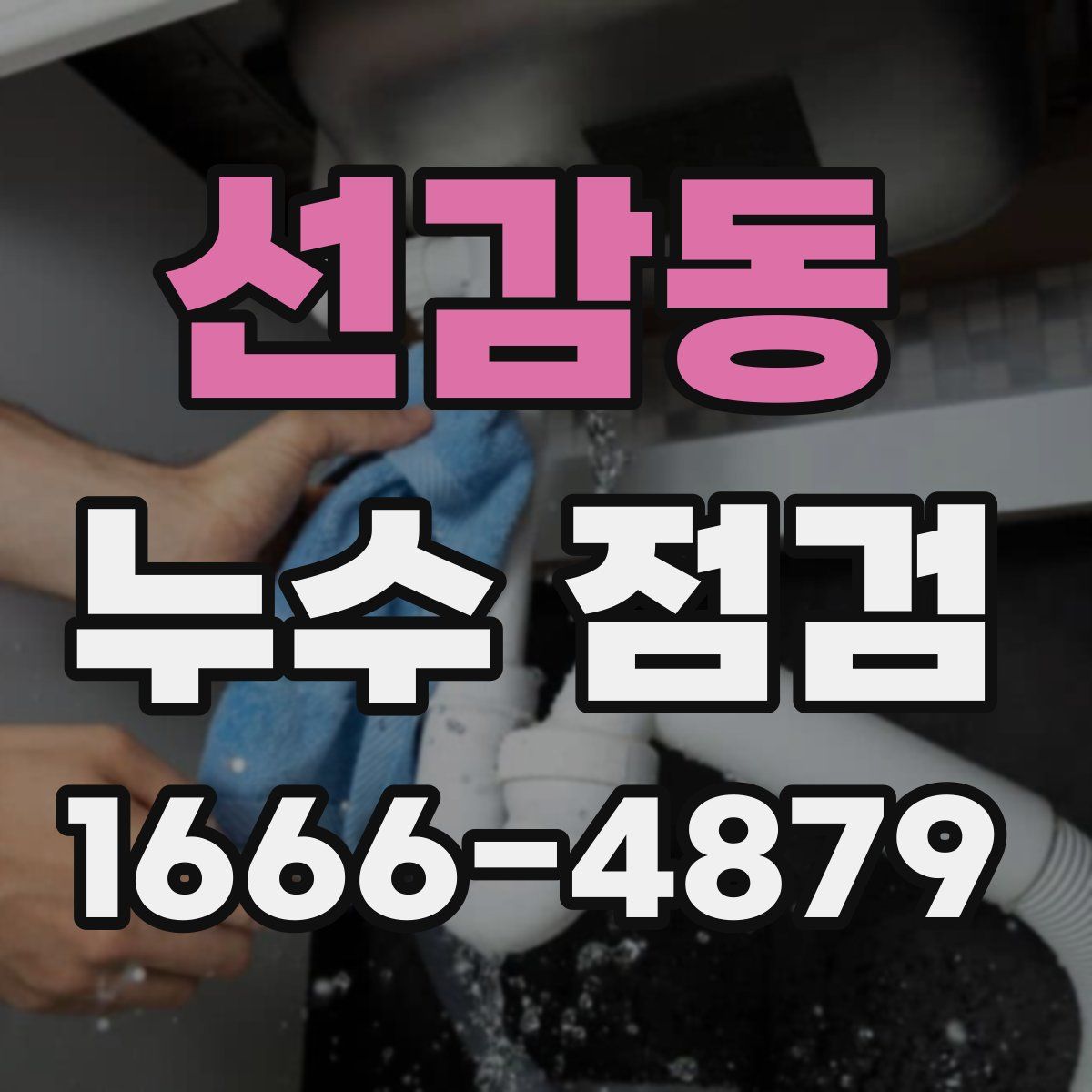 선감동 누수 점검