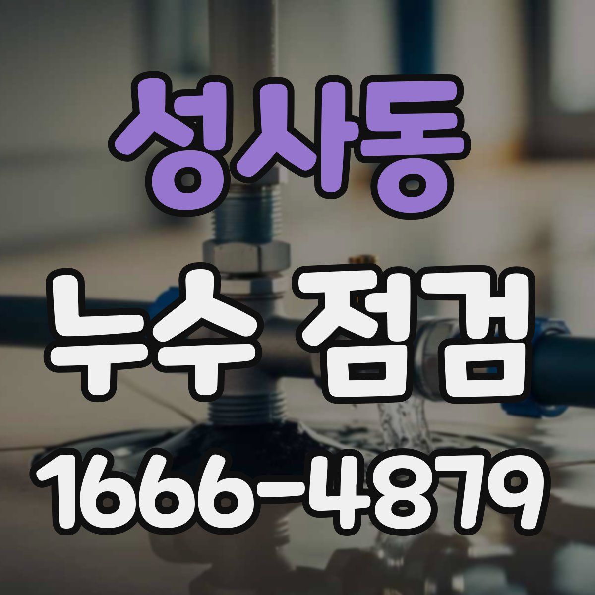 성사동 누수 점검