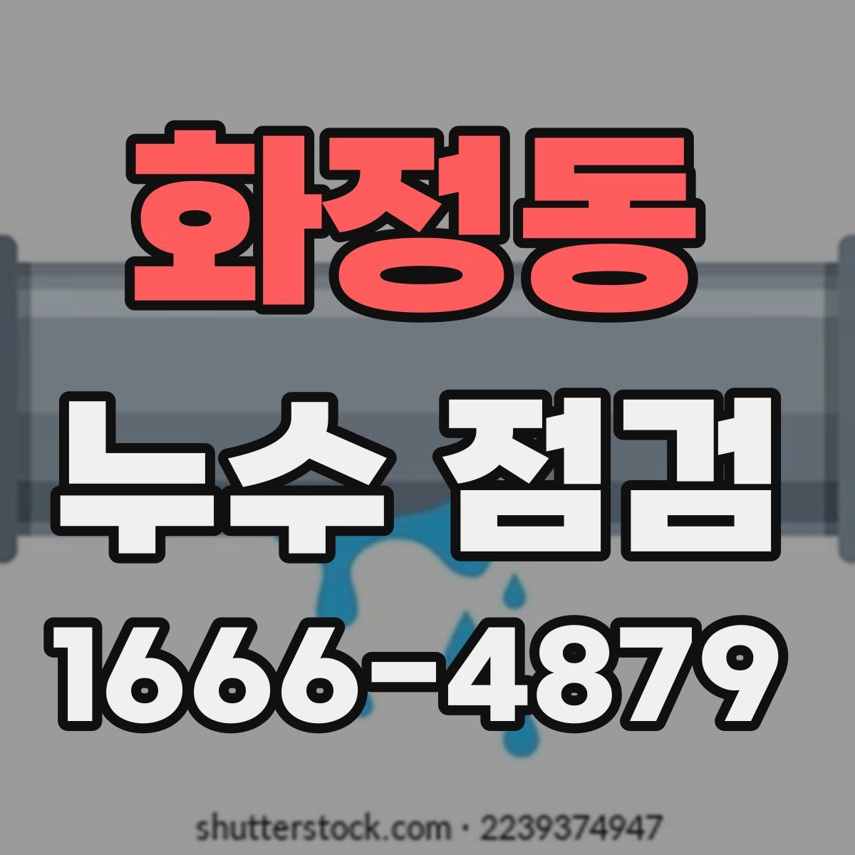 화정동 누수 점검