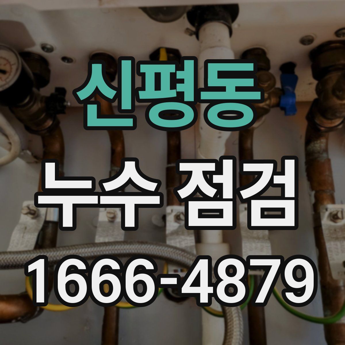 신평동 누수 점검
