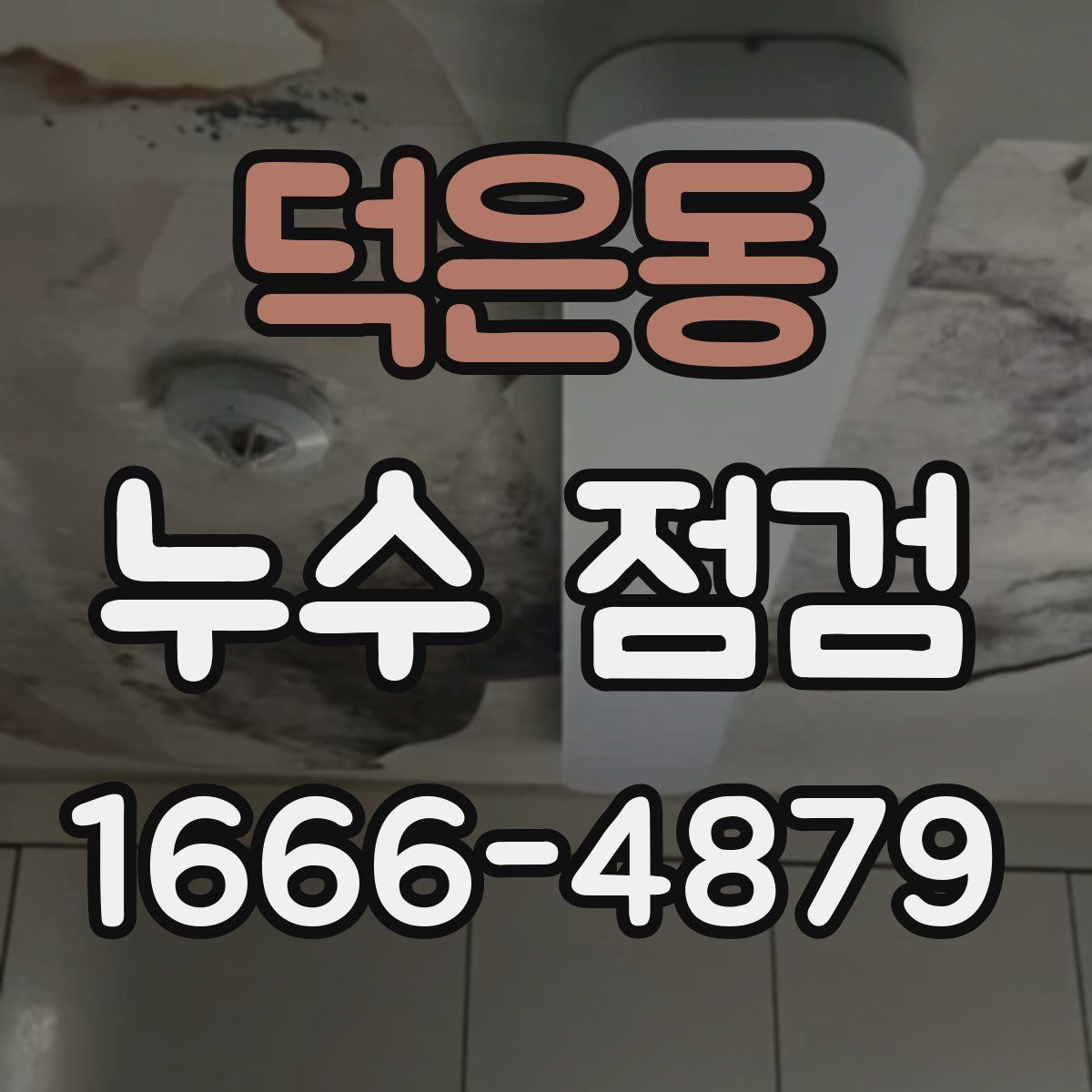 덕은동 누수 점검