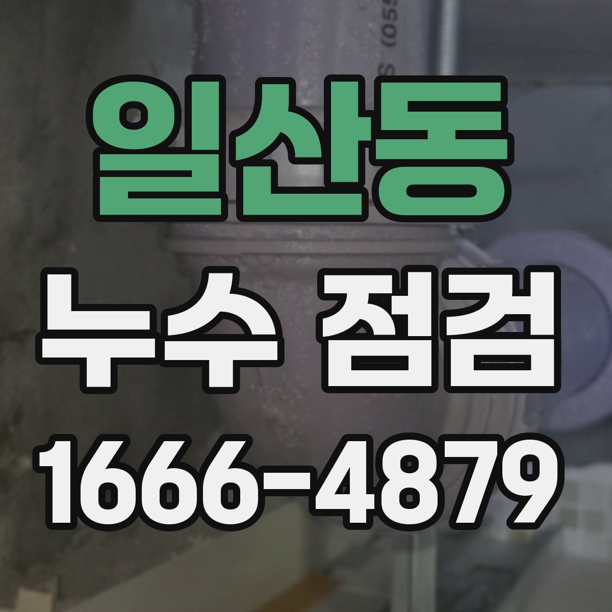 일산동 누수 점검